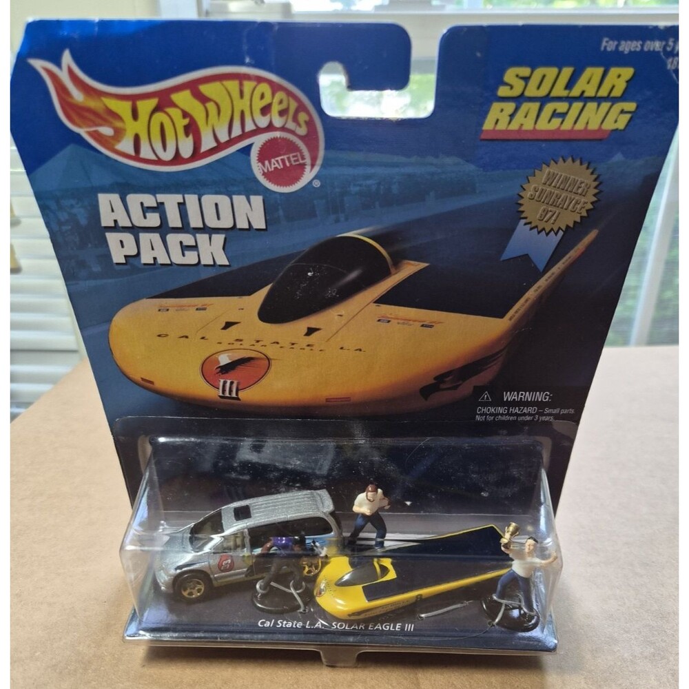 Vintage 1998 Hot Wheels Action Pack Solar Eagle III Cal State LA 1:64 NIB Sealed